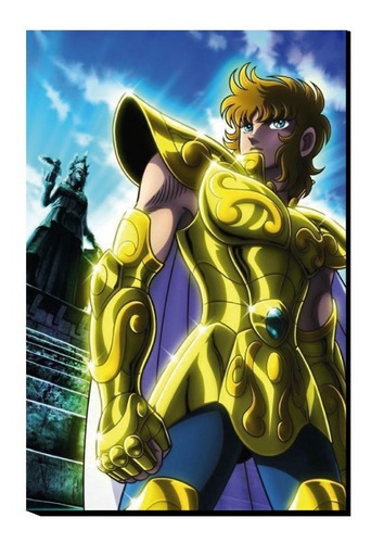 Cuadro Decorativo Aioria De Leo Caballeros Del Zodiaco