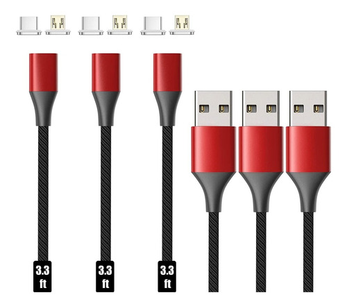 Gen10 Micro Usb Y Usb C Nylon Trenzado Cable De Carga C...