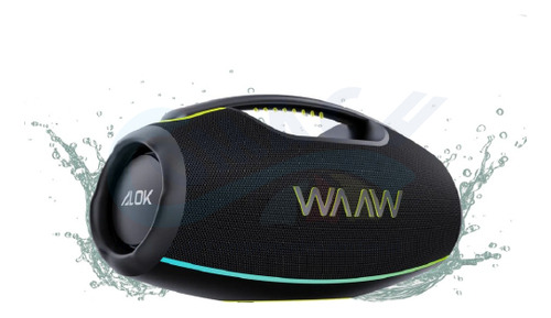 Caixa De Som Portátil Waaw Hyperboom 1000 Com Bluetooth 180w