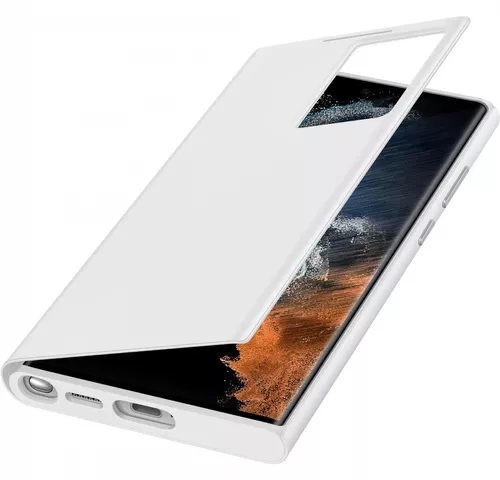 Funda Samsung S22 Ultra Smart Clear View Flip Cover Original