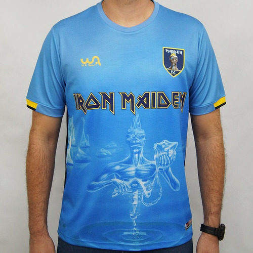 Camisa De Futebol Iron Maiden W A Sport - Seventh Son 