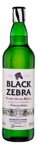 Whisky Black Zebra Escoces 750ml