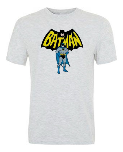  Remera Spun Adulto/niño Superheroe Batman 