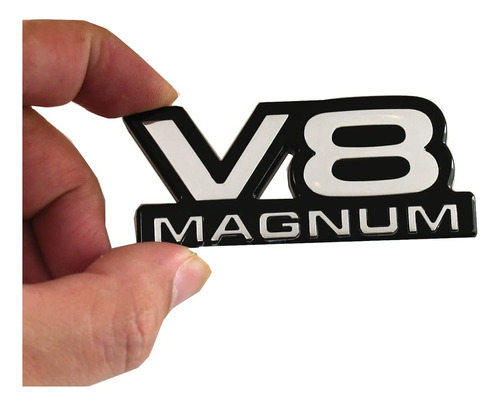 2 Emblemas V8 Magnum Para Puerta De Guardabarros, Placa De I