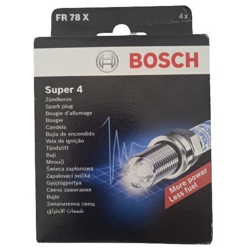 Bujias Bosch Fr78x Super 4 Vw (volkswagen) Saveiro Iv 1.8