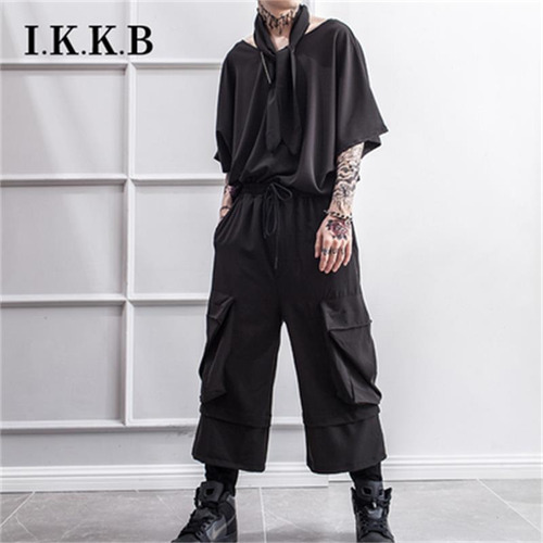 Mono Dark Functional Ninja Falso De 2 Piezas Para Hip-hop