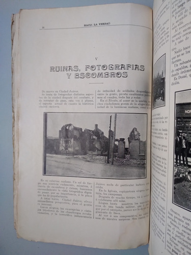 Hacia La Verdad 1911 Antiguo, Revolución Mexicana Historia (Usado)