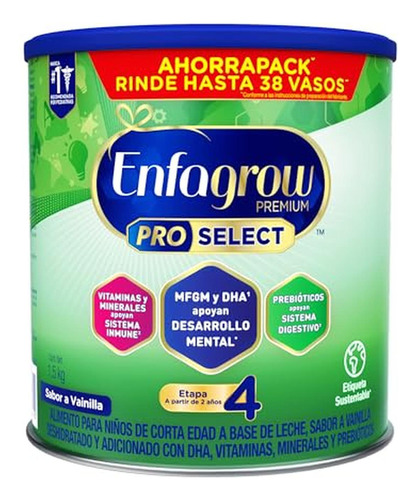 Engagrow Pro Select etapa 4 vainilla 1.5kg