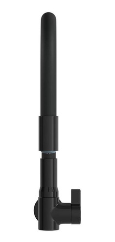 Torneira Hydra Hydramotion Flexível Preta De Parede