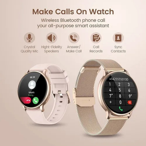 Imagen 6 de 8 de Rastreador De Salud Para Mujer Smartwatch Para Xiaomi Huawei