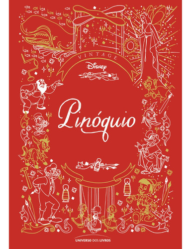 Livro Pinóquio - Disney - Capa Dura