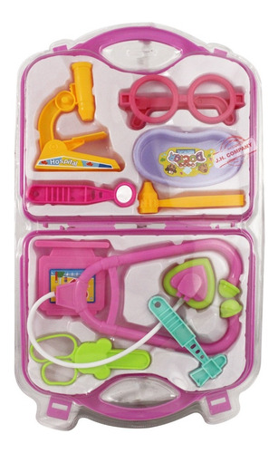 Imagen 1 de 7 de Kit Maletin Enfermera Juguete De Rol Medico Doctor Xf7769