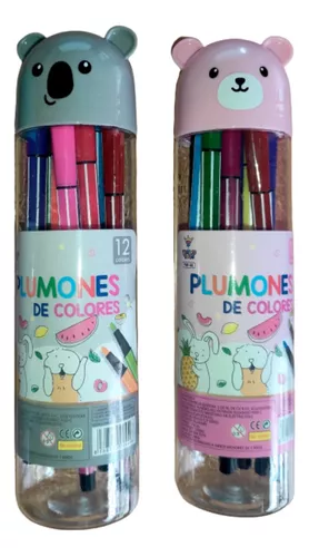 Lápices plumones colores (set) – Gift Shop Kawaii