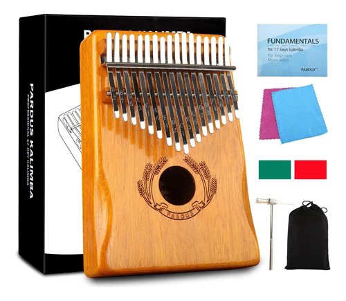 Kalimba De 17 Teclas, Piano De Dedo Portátil Fácil De...