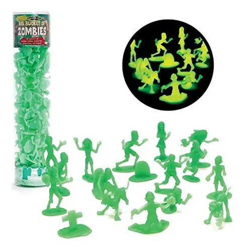 Figuras De Acción Scs Direct Zombie 100 Que Brillan En La Os