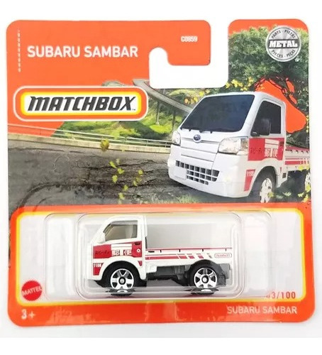 Matchbox Camioneta Subaru Sambar Original Mattel + Obsequio 