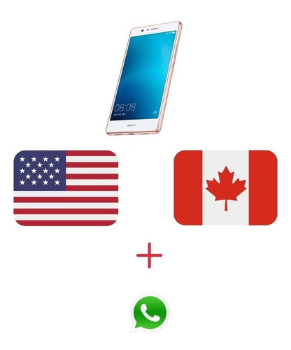 Números De Estados Unidos-canadá +varios Países Llamadas,sms