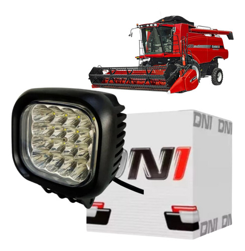 Farol Em Led Em Aluminio Para Colheitadeira Agricola 48w 