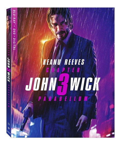 Blu-ray + Dvd John Wick 3 Parabellum