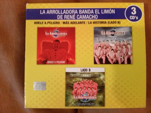 3 Cd´s De La Arrolladora Banda Limón De René Camacho