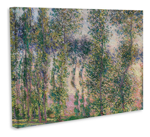 Cuadro Decorativo Canvas 80*120cm Arte Monet Alamos Pintura