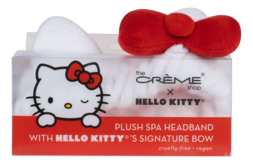 Diadema Para Cabello Sanrio Hello Kitty Headband Spa Color Blanco