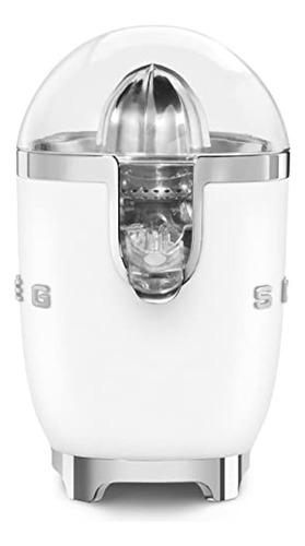Exprimidor Retro De Cítricos Smeg 50's Style, Blanco Mate,