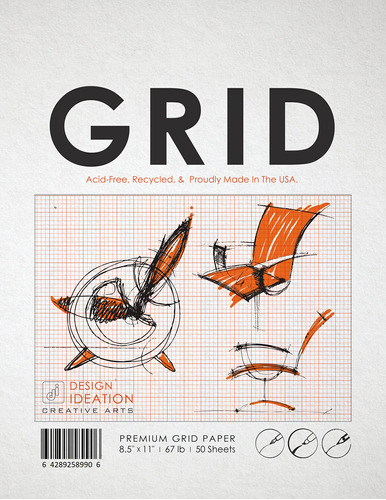 Premium Grid Papel Para Lapiz Tinta Marcador Ideal Arte Hoja