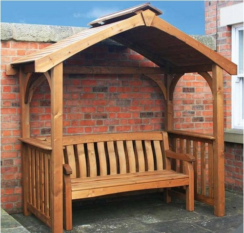 Kiosko De Madera Para Parrillas, Fiestas, O Descanso