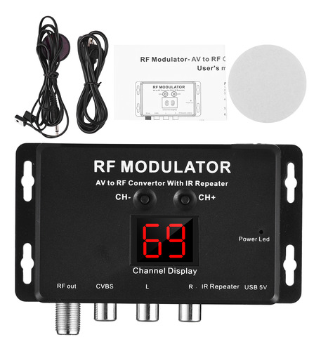 Repetidor Modulador M60ir Rf Rf Con Av Con Convertidor De In