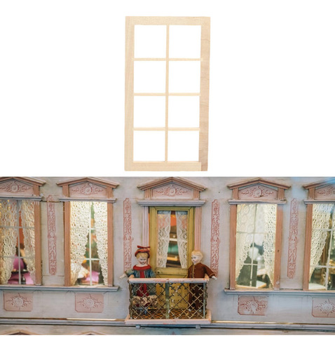 Ventana En Miniatura Para Casa De Muñecas, Decoración Diy,