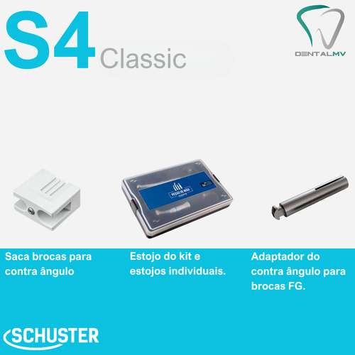 Kit Acadêmico Odontológico S4 Classic Schuster+óleo Brinde