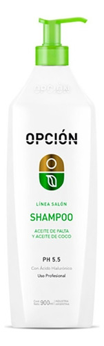 Shampoo Opcion Aceite De Palta Y Coco 900 Ml Linea Salon 