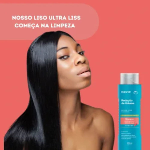 Shampoo E Condicionador Ultra Liss Mavie Liso Extremo 350ml