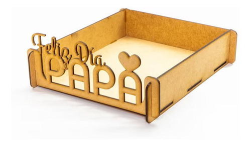 Caja De Madera Día Del Padre