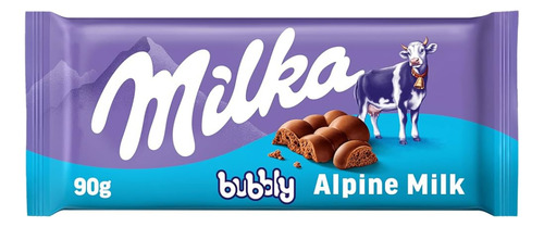 Barra Chocolate Milka Bubbly Alpine Milk (3 Piezas)