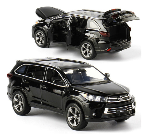 Toyota Highlander Miniatura Autos De Metal Colección Regalos