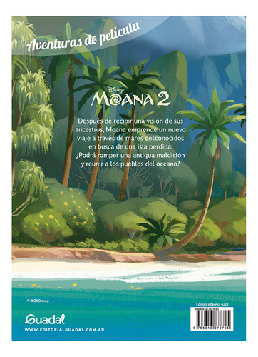 Libro Isla Perdida (moana 2 - Disney)