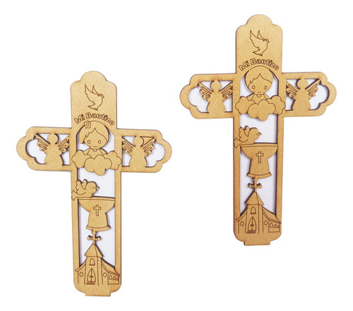  Cruces Para Bautizo 12cm Alto 10pzas Personalizadas Recuerd