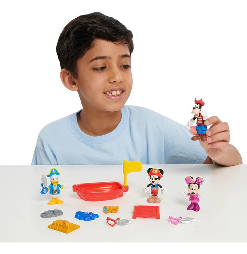 Just Play Mickey Mouse, Juego De Figuras De Aventura Pirata