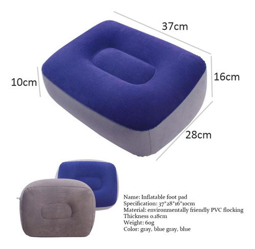 Mz Reposapiés Almohada Escritorio Reposapiés Taburete Gris