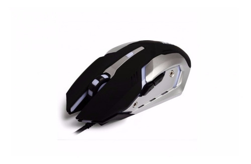 Imagen 3 de 5 de Mouse Gamer + Pad 2400 Dpi Pc Led Ajustable 6 Botones Kit