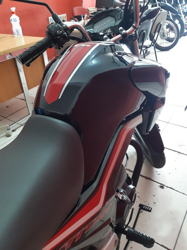 Imagem 13 de 15 de Honda Titan 160 2020 Azul Único Dono Baixo 359km