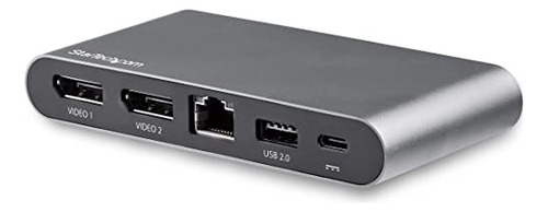 Startech.com Base Usb C - Displayport Para Doble Monitor De