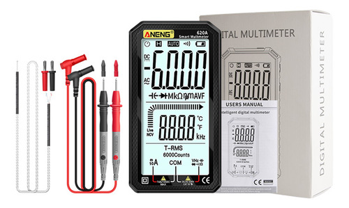 Multímetro Tester Lcd De 4,7 Pulgadas Con Sensor De Frecuenc