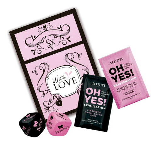 Love Kit Oh Yes! Gel Crema Íntima + Dados Clasicos