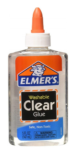 Tubo De Cola Elmer's Para Slime Translucida Clear 147 Ml