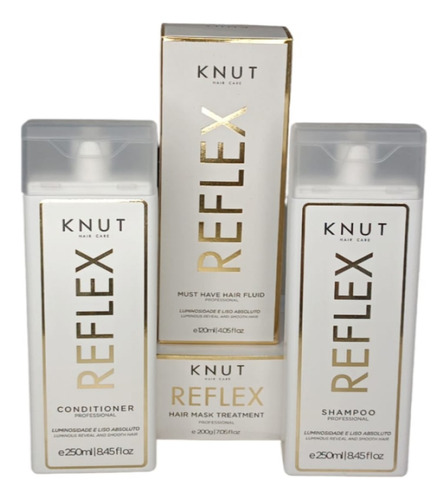 Kit Knut Reflex: Sh+cd+mc+spm -luminosidade E Liso Absoluto