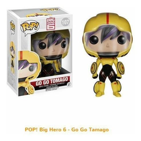 Funko Pop! Go Go Tamago #107 Big Hero Disney Nuevo 