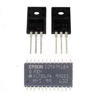 E09a7418a + 01 Par Transistores C6144 A2222 + F1 Para Epson